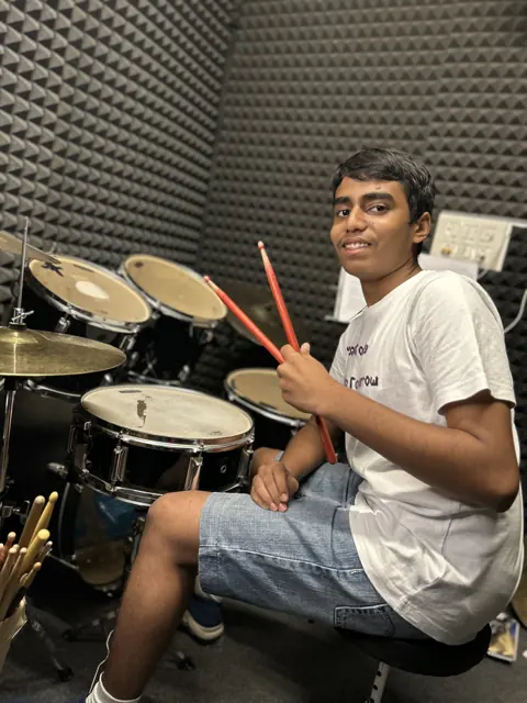 Learning and practice at Dwarka School of Music