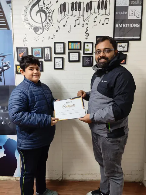 School achievements at Dwarka School of Music