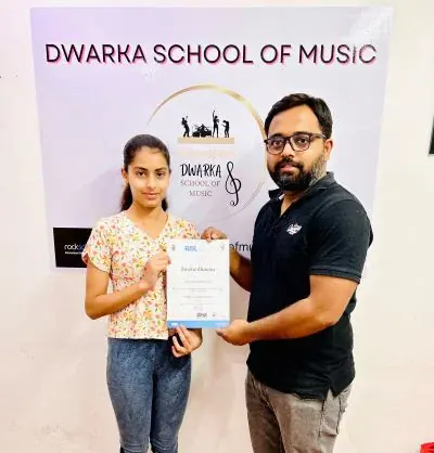 School achievements at Dwarka School of Music